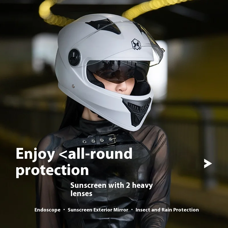 Motorcycle Helmet Dot Off-Road Winter Warm Riding Motorcycle Equipment Men Full Face Racing Helmet Double Mirror Safety Helmet
Motorcycle Helmet Dot Off-Road Winter Warm Riding Motorcycle Equipment Men Full Face Racing Helmet Double Mirror Safety Helmet