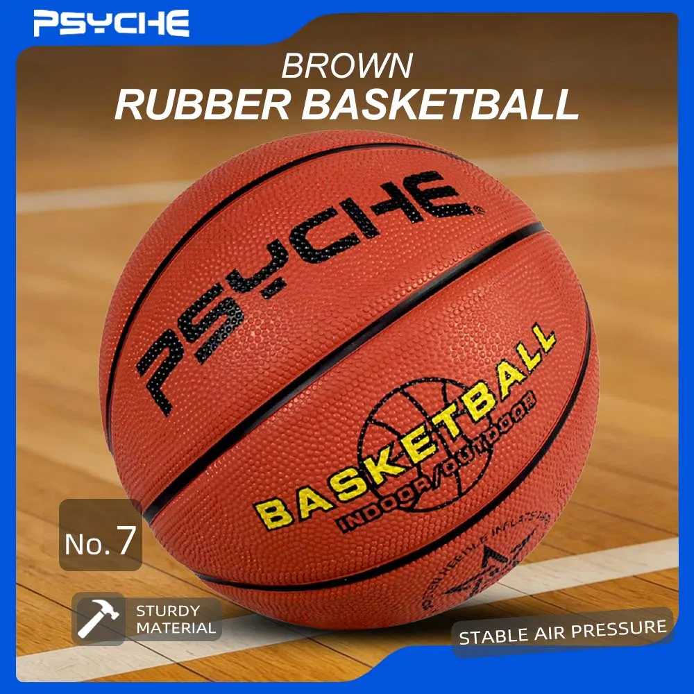 PSYCHE Durable Rubber Basketball Official Size 7 Indoor Outdoor Wear-Resistant Waterproof Non-Slip Training & Game Ball
PSYCHE Durable Rubber Basketball Official Size 7 Indoor Outdoor Wear-Resistant Waterproof Non-Slip Training & Game Ball