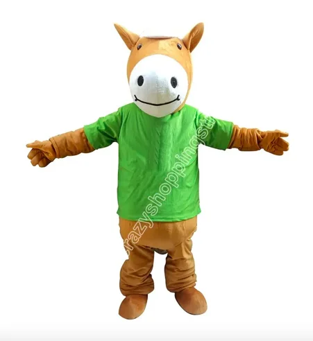 New Adult Hot Sale Foam Green Horse Cartoon Mascot Costume Plush Christmas Fancy Dress Halloween Mascot Costume
New Adult Hot Sale Foam Green Horse Cartoon Mascot Costume Plush Christmas Fancy Dress Halloween Mascot Costume
