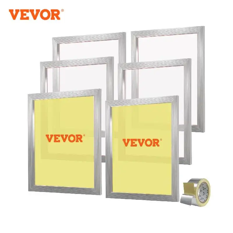 VEVOR 20x24inch Screen Printing Kit Aluminum Silk Screen Printing Frames Silk Screen Printing Frame with High Tension Nylon Mesh
VEVOR 20x24inch Screen Printing Kit Aluminum Silk Screen Printing Frames Silk Screen Printing Frame with High Tension Nylon Mesh