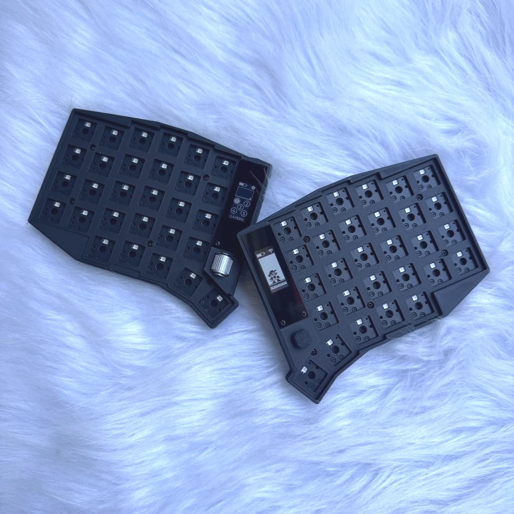 Комплект разделенной клавиатуры Sofle Choc Kailh Choc V1/V2, низкопрофильная клавиатура, изготовленная на заказ беспроводная Bluetooth ZMK, красивый вид, роликовый джойстик, игра
Комплект разделенной клавиатуры Sofle Choc Kailh Choc V1/V2, низкопрофильная клавиатура, изготовленная на заказ беспроводная Bluetooth ZMK, красивый вид, роликовый джойстик, игра