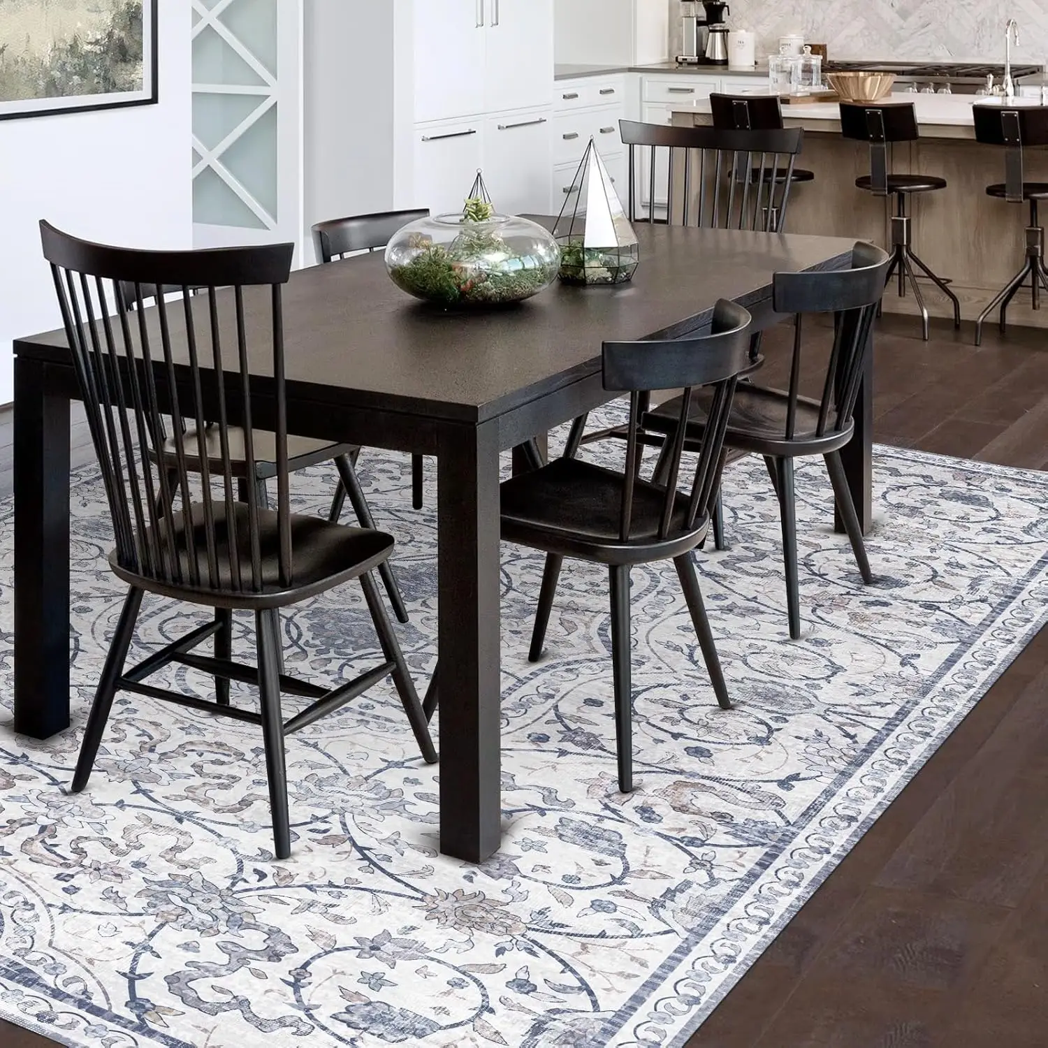 【Machine Wash Free】3' X 6' Waterproof Vinyl Rug For Dining Room, Dining Room Rugs For Under Table, Anti-Fatigue Dining Table
【Machine Wash Free】3' X 6' Waterproof Vinyl Rug For Dining Room, Dining Room Rugs For Under Table, Anti-Fatigue Dining Table