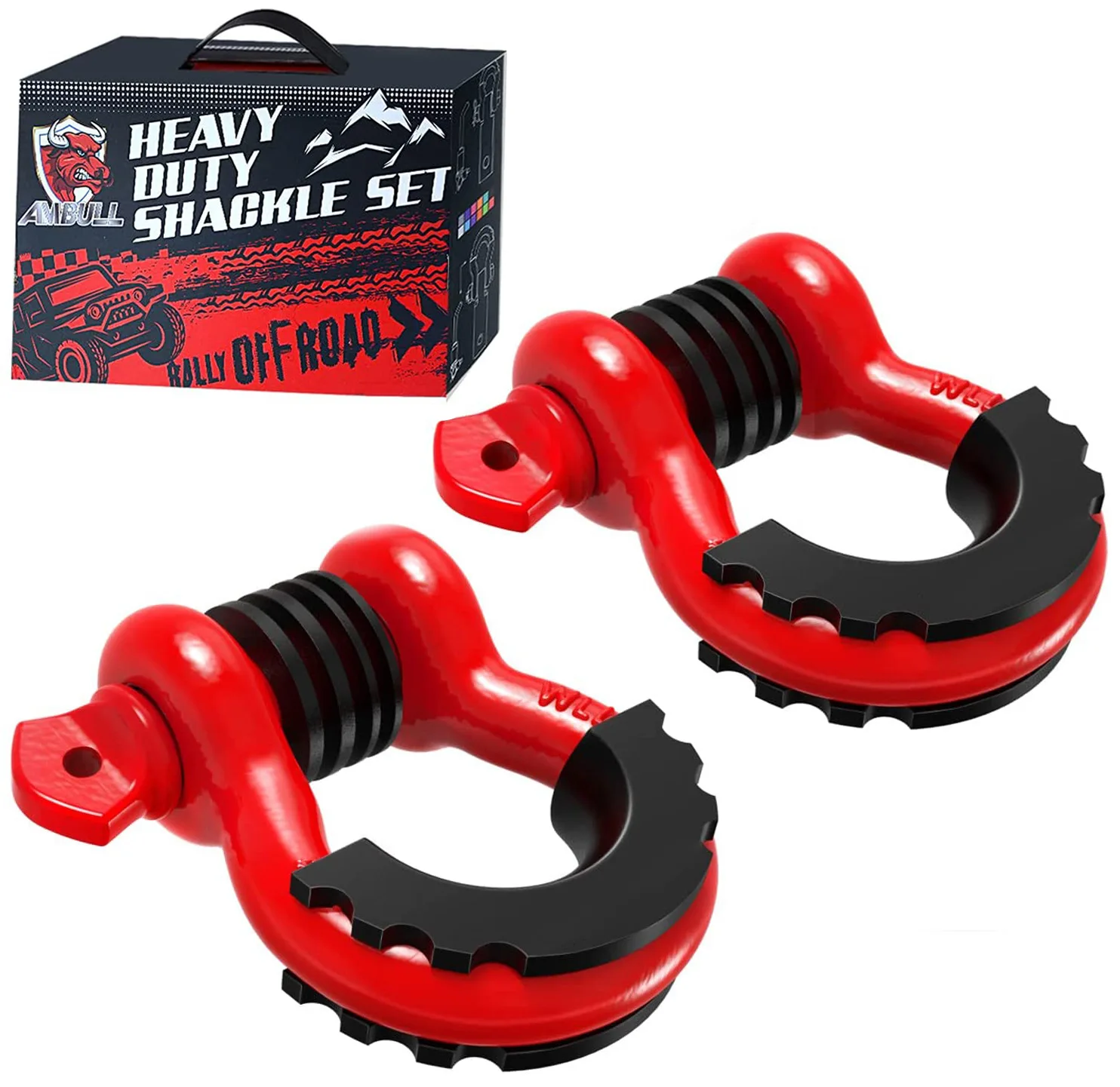 2Pcs Trailer U-hook 4.75Ton 3/4" D Shackles Set with 2Pcs Isolators 4Pcs Washers for Vehicle Recovery Offroad Parts Towing Hook
2Pcs Trailer U-hook 4.75Ton 3/4" D Shackles Set with 2Pcs Isolators 4Pcs Washers for Vehicle Recovery Offroad Parts Towing Hook