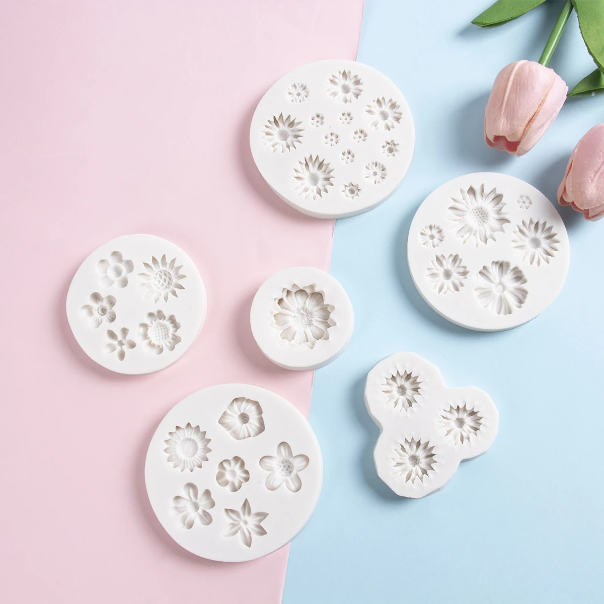 Chrysanthemum Daisy Sunflower Flower Mold Gypsum Crystal Candle Silicone Chocolate Resin Mold Cake Decor Tool DIY Baking Mold
Chrysanthemum Daisy Sunflower Flower Mold Gypsum Crystal Candle Silicone Chocolate Resin Mold Cake Decor Tool DIY Baking Mold