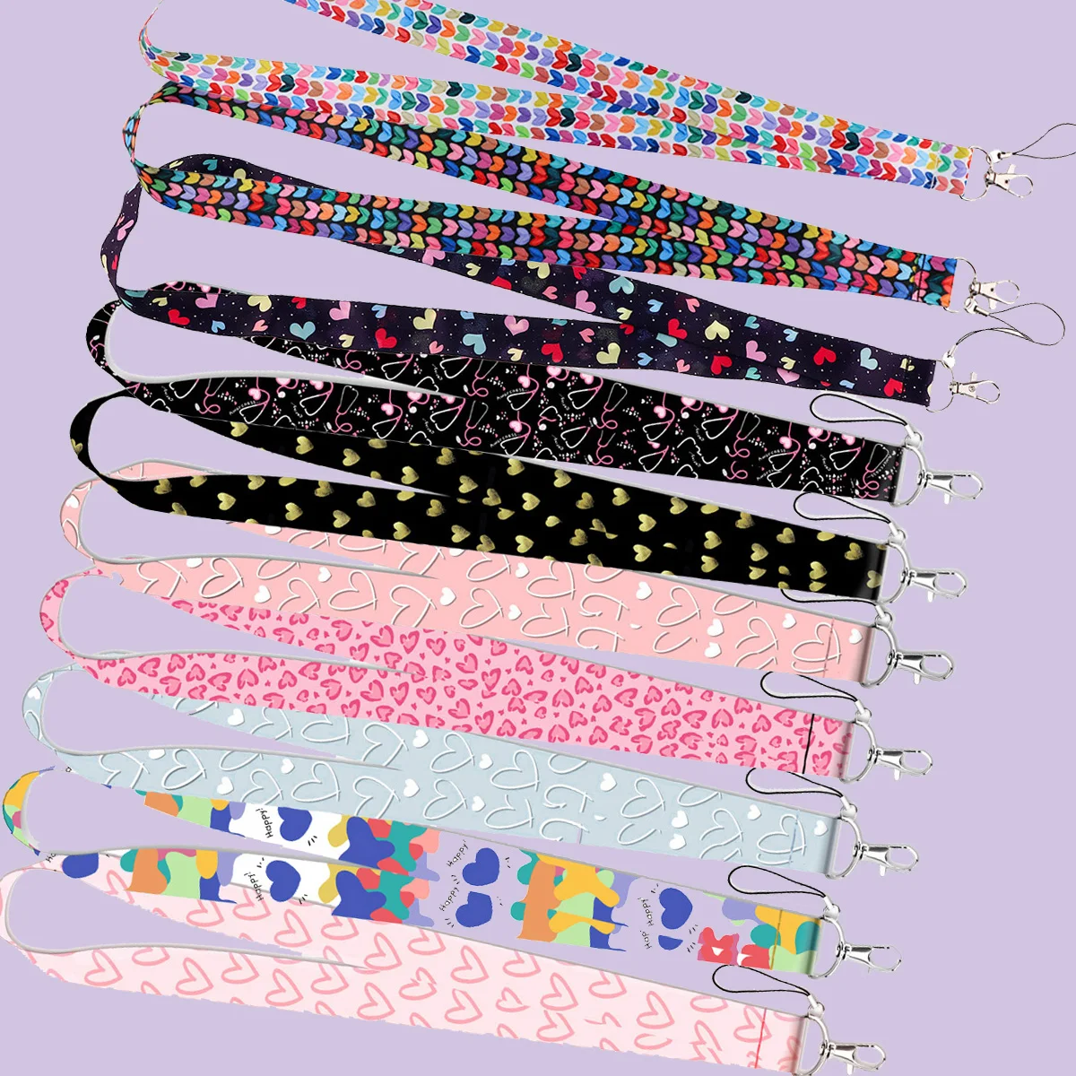 10pcs/set Colorful Love Rope Strap Keychain Neck Lanyard for Students Cars Keys Phone Hang Ornaments Anti-Lost Rope Fashion Gift
10pcs/set Colorful Love Rope Strap Keychain Neck Lanyard for Students Cars Keys Phone Hang Ornaments Anti-Lost Rope Fashion Gift