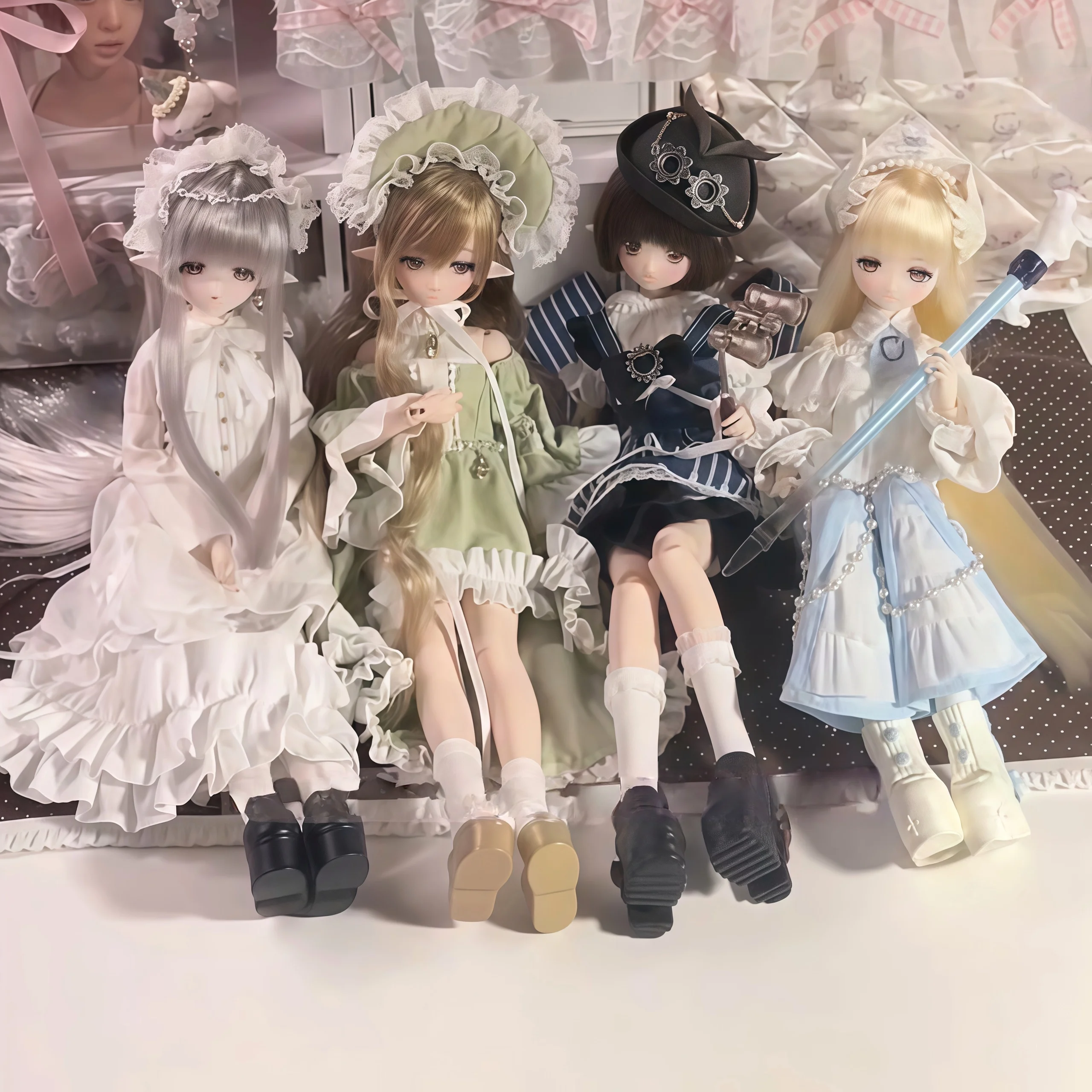 COME4FREE Minty 4th Gen Feather Mist Poetry Series Blind Box Caja Hair Planted BJD Articulated Doll Cute Desktop Ornament Toy
COME4FREE Minty 4th Gen Feather Mist Poetry Series Blind Box Caja Hair Planted BJD Articulated Doll Cute Desktop Ornament Toy