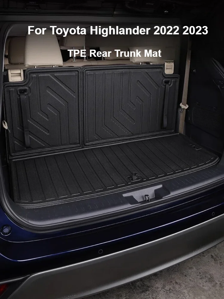 For Toyota Highlander 2022 2023 TPE Rear Trunk Mats Waterproof Anti-Scratch Cargo Liner Tray Non-Slip Luggage Protective Pad
For Toyota Highlander 2022 2023 TPE Rear Trunk Mats Waterproof Anti-Scratch Cargo Liner Tray Non-Slip Luggage Protective Pad