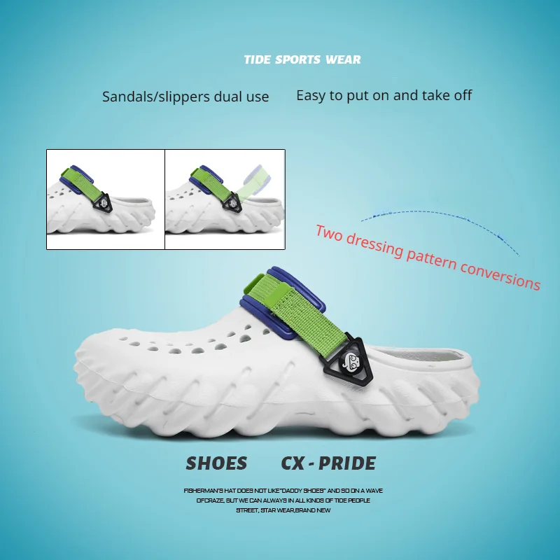Men's Sandals Casual Shoes EVA Lightweight Slippers Breathable Hole Shoes Outdoor Anti Slip Beach Shoes Casual Garden Shoes
Men's Sandals Casual Shoes EVA Lightweight Slippers Breathable Hole Shoes Outdoor Anti Slip Beach Shoes Casual Garden Shoes