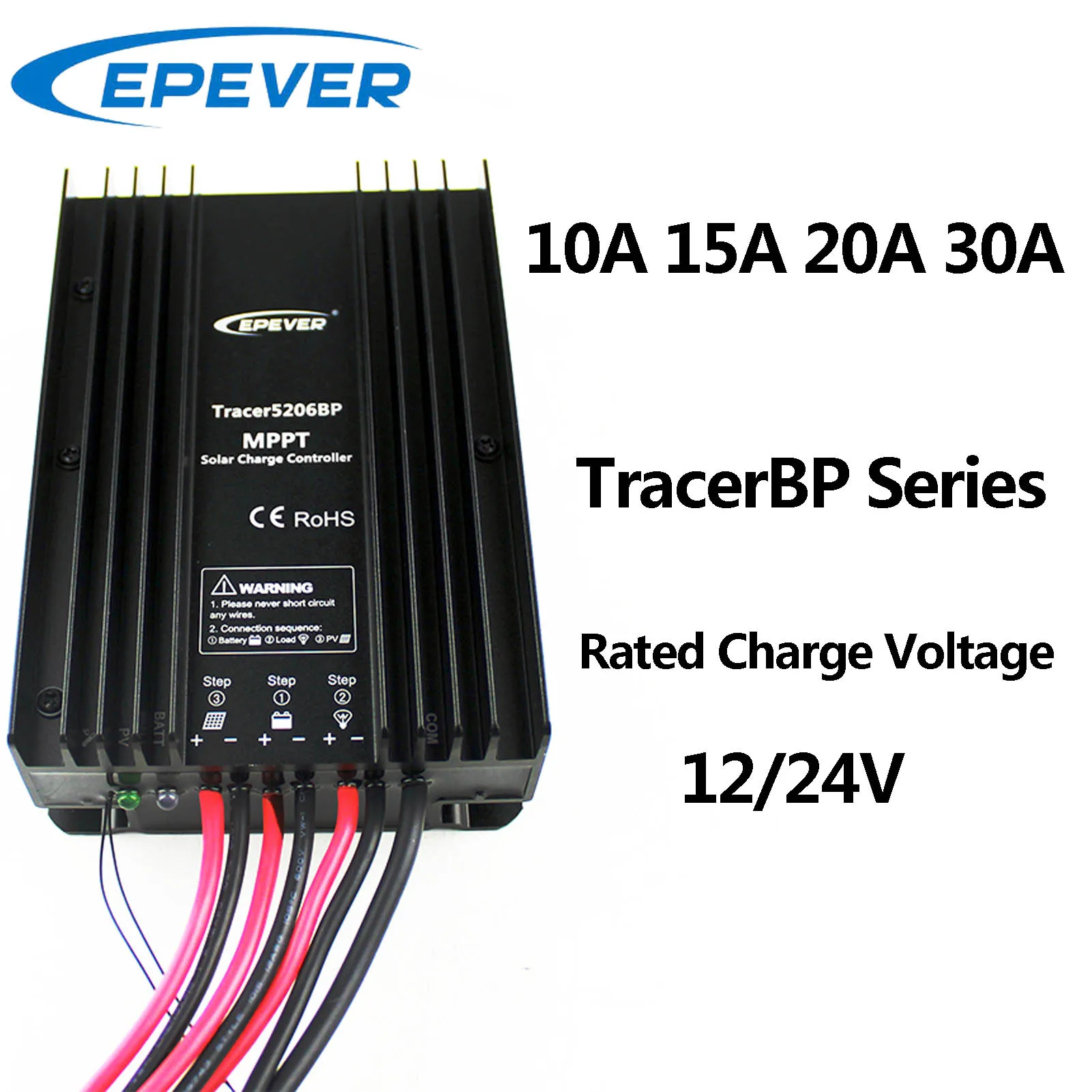 EPEVER 10A 15A 20A 30A MPPT Solar Charge Controller EPEVER TracerBP Series Solar Controller Max PV Input 60V or 100V
EPEVER 10A 15A 20A 30A MPPT Solar Charge Controller EPEVER TracerBP Series Solar Controller Max PV Input 60V or 100V