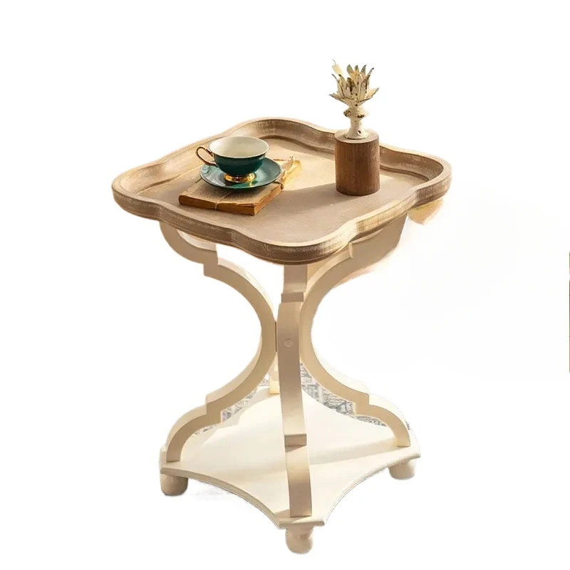 *Simple special-shaped coffee table small wooden sofa side table coffee table American retro old-fashioned desk
*Simple special-shaped coffee table small wooden sofa side table coffee table American retro old-fashioned desk