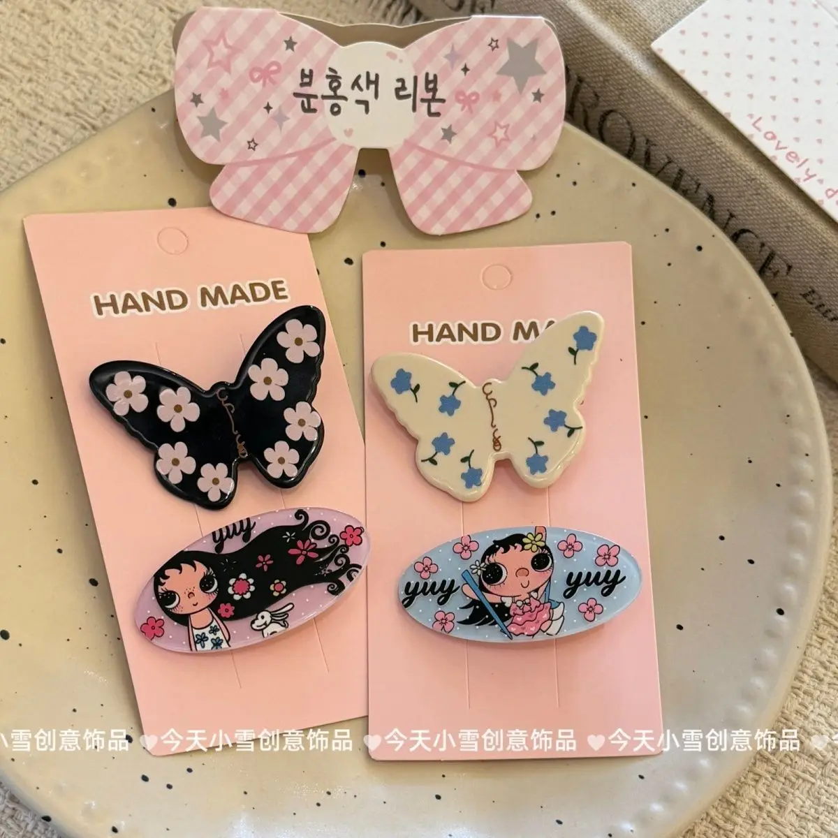 4pcs Cute Yuyu Little Jade Big Eyes Girl Hair Clip Girl Heart Side Clip Hairband Clip Ins Wind Cartoon Hair Accessories Gift
4pcs Cute Yuyu Little Jade Big Eyes Girl Hair Clip Girl Heart Side Clip Hairband Clip Ins Wind Cartoon Hair Accessories Gift