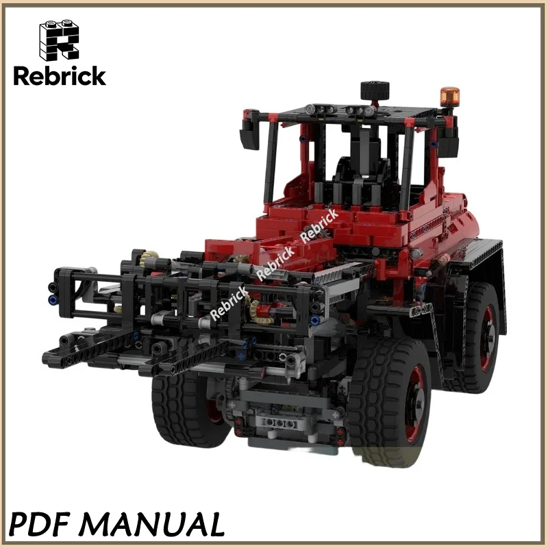 MOC Telescopic Wheel Loader Bricks, Realistic Construction Machinery with Retractable Boom, DIY Assembly Kit for Hobbyists
MOC Telescopic Wheel Loader Bricks, Realistic Construction Machinery with Retractable Boom, DIY Assembly Kit for Hobbyists