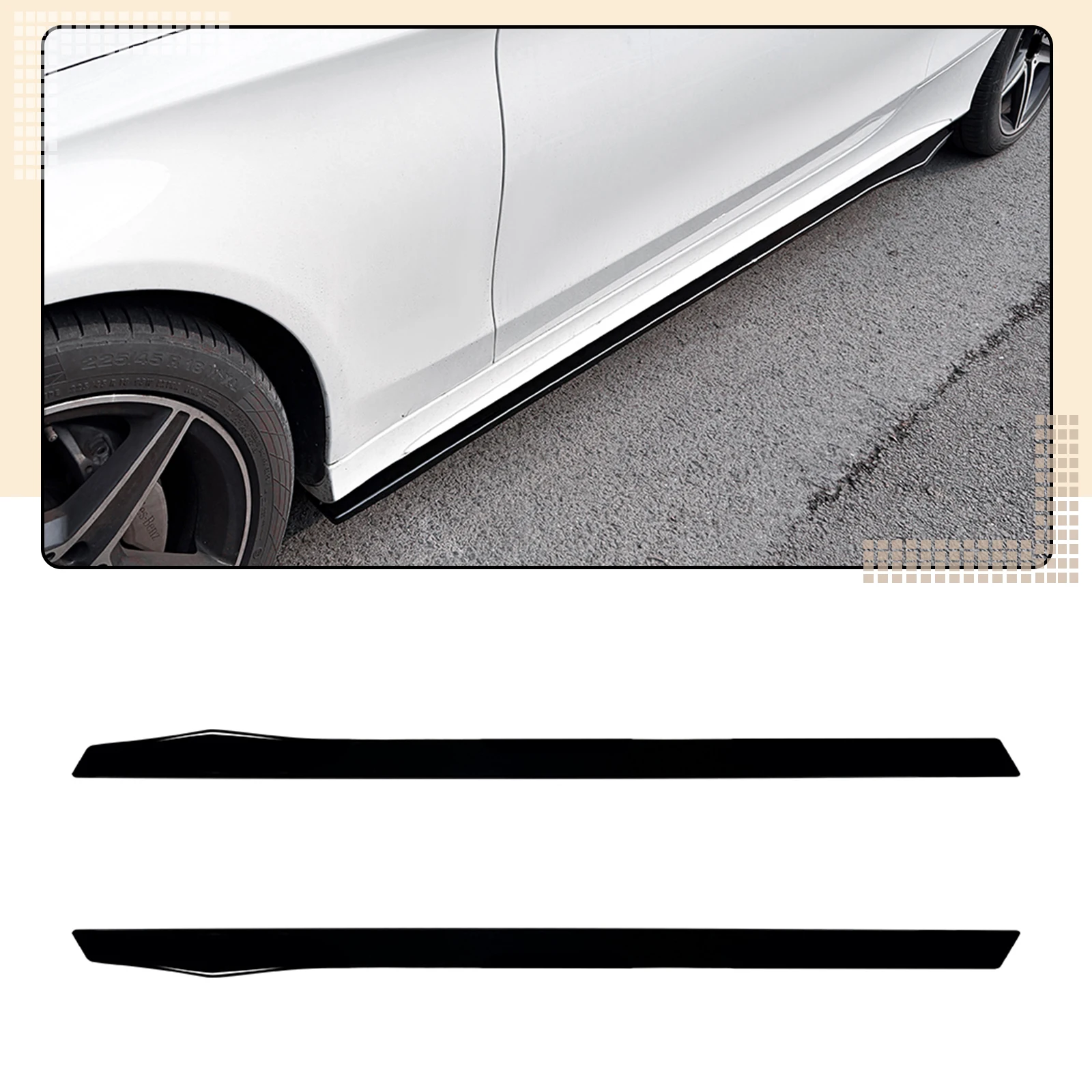 Накладки на пороги для Mercedes-Benz C-класса W205 (4-дверный) и C205 (2-дверный)
Накладки на пороги для Mercedes-Benz C-класса W205 (4-дверный) и C205 (2-дверный)