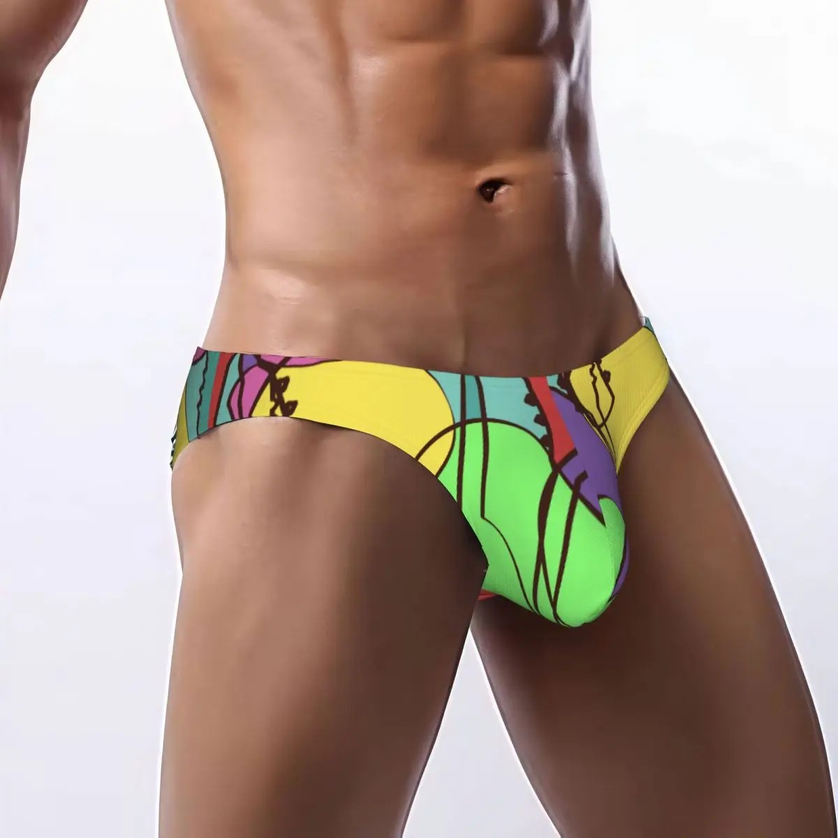 Men's Underwear Briefs Rainbow Guitars Musical Instruments Sexy Underpants Male Panties Bikini Underwear Ropa Pants
Men's Underwear Briefs Rainbow Guitars Musical Instruments Sexy Underpants Male Panties Bikini Underwear Ropa Pants