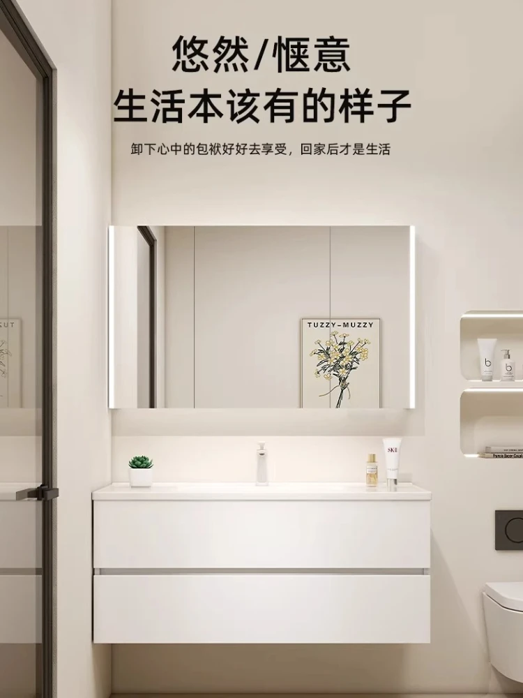 Ceramic integrated wash basin cabinet combined face wash basin bathroom integrated basin
Ceramic integrated wash basin cabinet combined face wash basin bathroom integrated basin