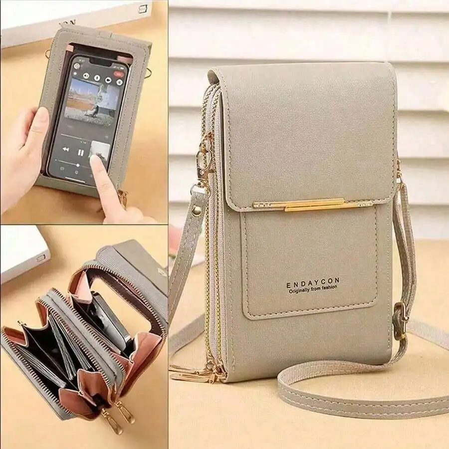 Women's Wallet, Touchscreen Phone Pouch, Mini Crossbody Bag, Multifunctional Fashion Wallet, Card Slots, Vertical Wallet, Phone
Women's Wallet, Touchscreen Phone Pouch, Mini Crossbody Bag, Multifunctional Fashion Wallet, Card Slots, Vertical Wallet, Phone