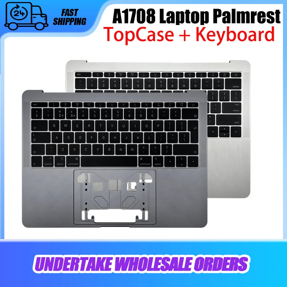 A1708 Top Case with Keyboard For MacBook Pro 13.3" US UK Layout laptops A1708 PalmRest Keyboards NOT with Backlight
A1708 Top Case with Keyboard For MacBook Pro 13.3" US UK Layout laptops A1708 PalmRest Keyboards NOT with Backlight