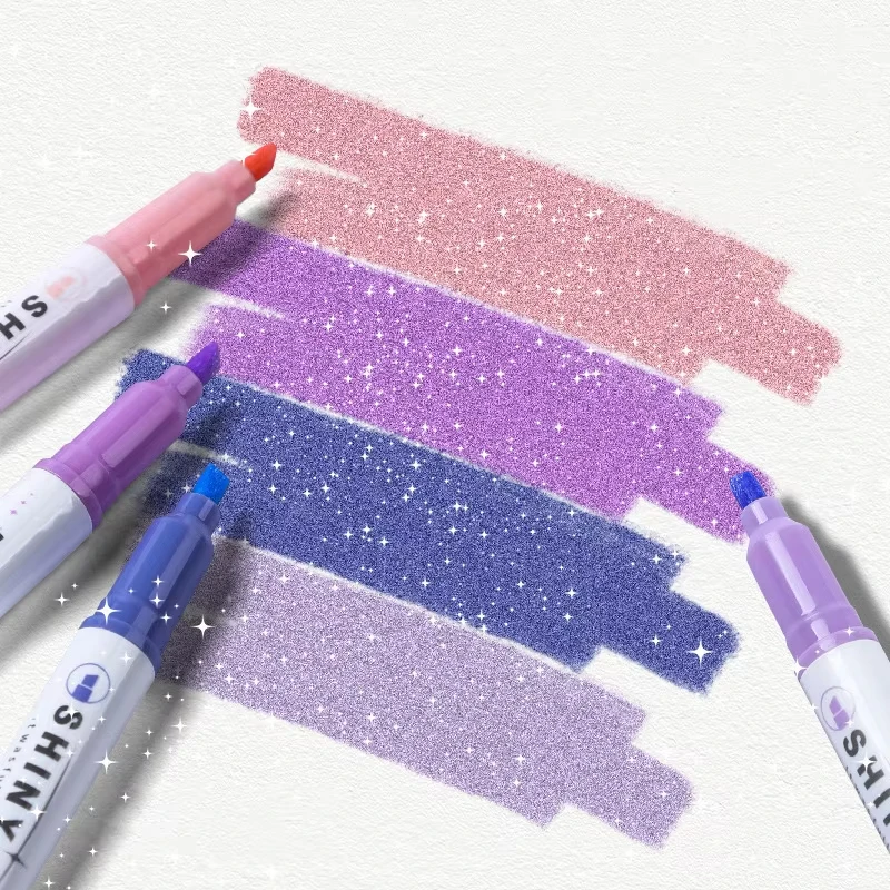 4pcs Colors Highlighter Pens Glitter Highlighter Marker Kawaii Stationery Supplies Back to School Accessories For Girls Students
4pcs Colors Highlighter Pens Glitter Highlighter Marker Kawaii Stationery Supplies Back to School Accessories For Girls Students
