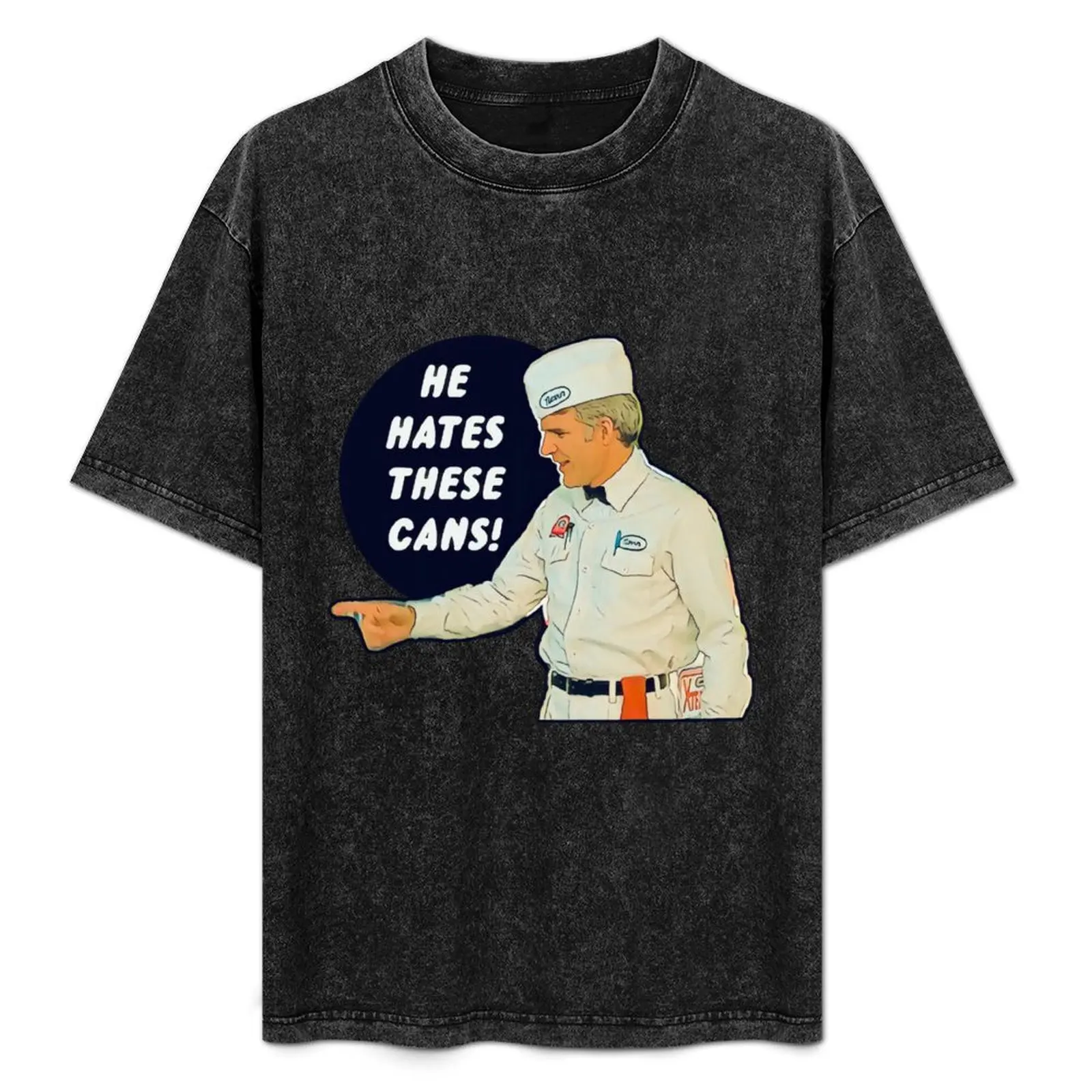 The Jerk - He Hates These Cans T-Shirt Work Wear Simple Tee Shirt
The Jerk - He Hates These Cans T-Shirt Work Wear Simple Tee Shirt