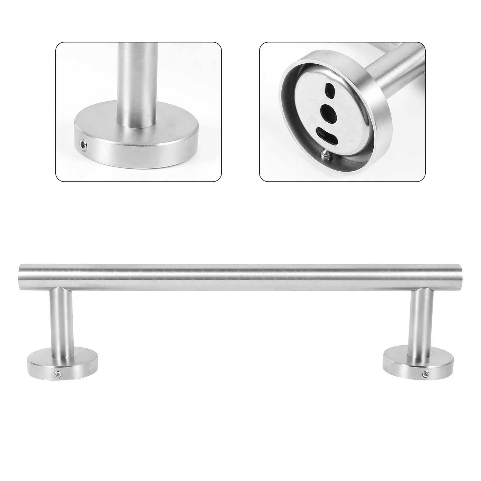 Stainless Steel Towel Rack Versatile Bar Bathroom Hanger Wall Corner-free Practical Holder 
Stainless Steel Towel Rack Versatile Bar Bathroom Hanger Wall Corner-free Practical Holder