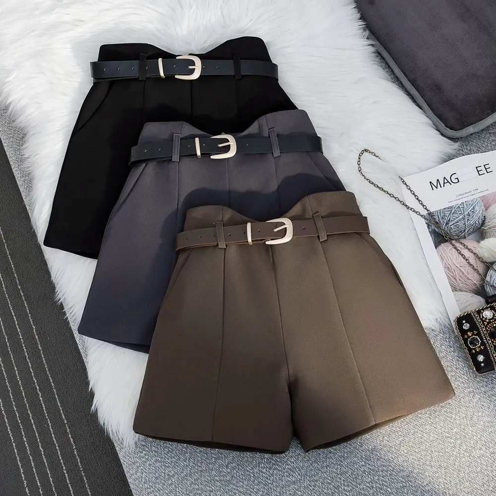 2024 Belt Pure Suit Pants Women High Waist Wide Leg A-Line Office Pants Lady Solid Color Loose Casual All Match Shorts F110
2024 Belt Pure Suit Pants Women High Waist Wide Leg A-Line Office Pants Lady Solid Color Loose Casual All Match Shorts F110