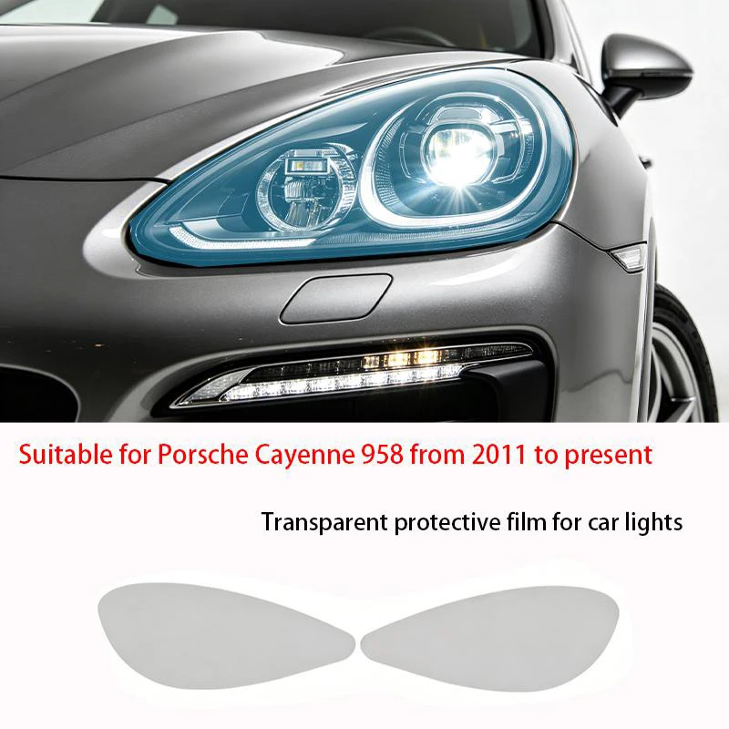 TPU Transparent Smoked Black Front Headlight Protective Film Anti Scratch Repair Protection Patch Cover For Porsche Cayenne 958
TPU Transparent Smoked Black Front Headlight Protective Film Anti Scratch Repair Protection Patch Cover For Porsche Cayenne 958