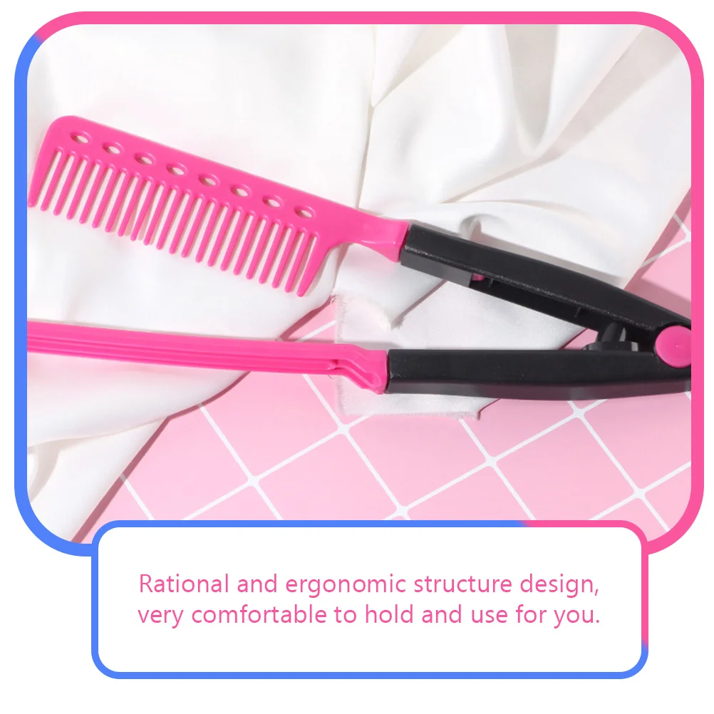 3 pcs Hair Straightening Comb Professional Non Electric Travel Straightener Compact Hairstyle Foldable Plastic
3 pcs Hair Straightening Comb Professional Non Electric Travel Straightener Compact Hairstyle Foldable Plastic