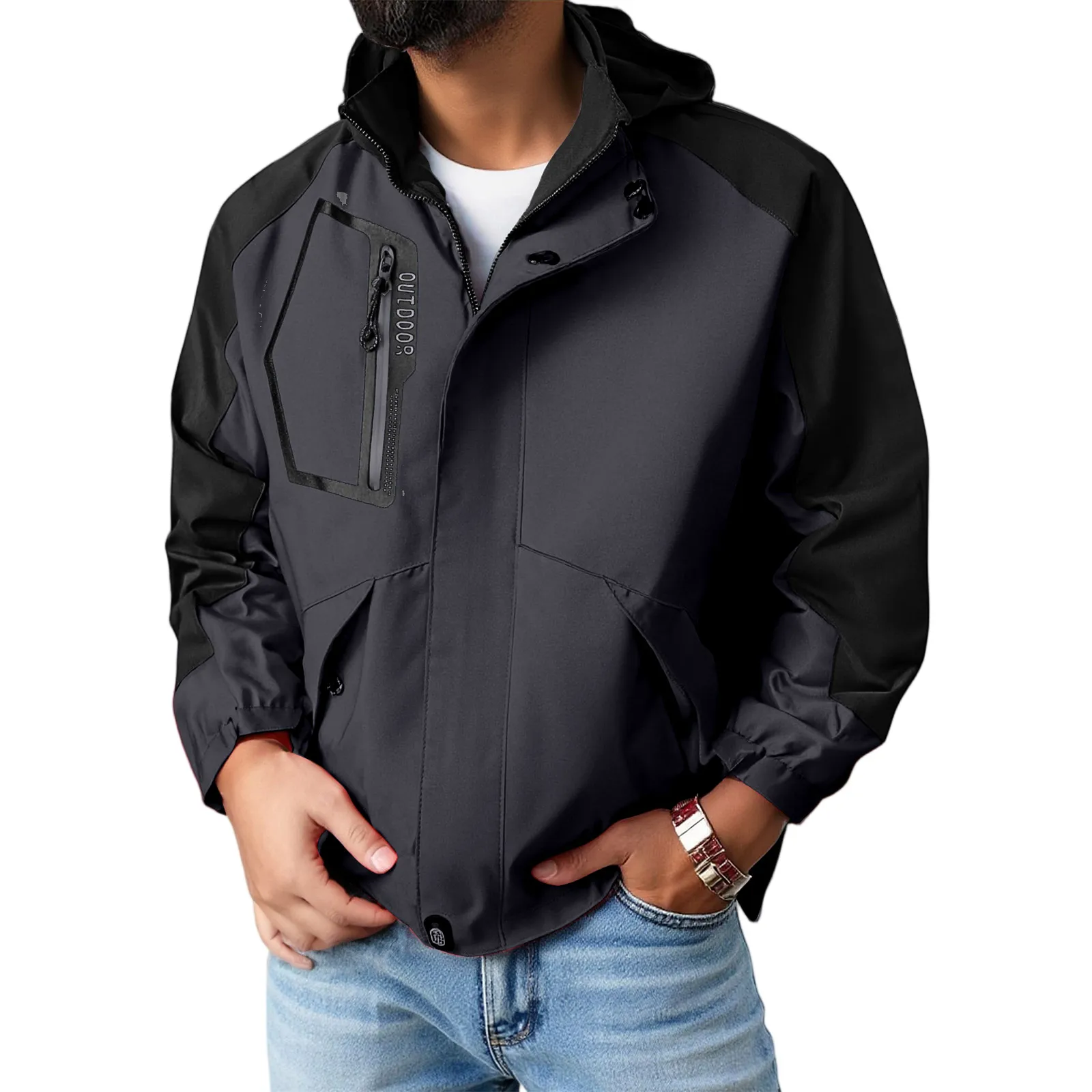 Spring and Autumn New Letter Printed Stormtrooper Jacket Waterproof Thin Edition Unisex Mountaineering Suit Detachable Jacket
Spring and Autumn New Letter Printed Stormtrooper Jacket Waterproof Thin Edition Unisex Mountaineering Suit Detachable Jacket