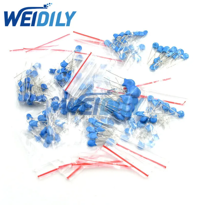 180PCS High Voltage Ceramic Capacitors Assortment Assorted Kit 18 ValuesX10pcs 1KV 2KV 3KV 22pf~22nf Capacitance Kit New
180PCS High Voltage Ceramic Capacitors Assortment Assorted Kit 18 ValuesX10pcs 1KV 2KV 3KV 22pf~22nf Capacitance Kit New