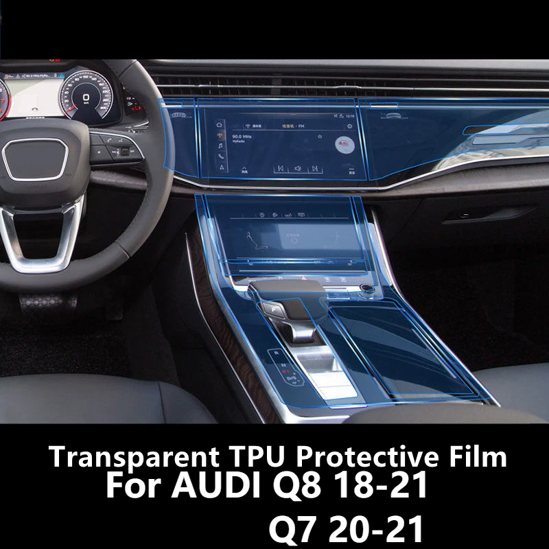 For AUDI Q7 20-21 Q8 18-21Car Interior Center Console Transparent TPU Protective Film Anti-scratch Repair Film Accessories Refit
For AUDI Q7 20-21 Q8 18-21Car Interior Center Console Transparent TPU Protective Film Anti-scratch Repair Film Accessories Refit