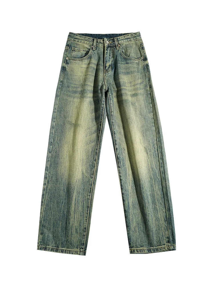 Men's Jeans Spring Baggy Casual Straight Wide-leg New Pants Pure Cotton American Style Retro High Street Fashion Pants for men
Men's Jeans Spring Baggy Casual Straight Wide-leg New Pants Pure Cotton American Style Retro High Street Fashion Pants for men