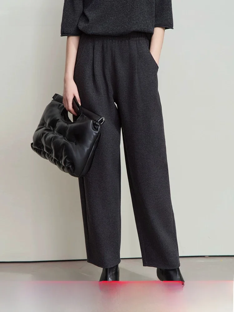 Thickened Woolen Harlan Casual Pants Spring Winter Loose Slimming Large Size Natural Waist Elastic Polyester Fiber Commute St...
Thickened Woolen Harlan Casual Pants Spring Winter Loose Slimming Large Size Natural Waist Elastic Polyester Fiber Commute St...