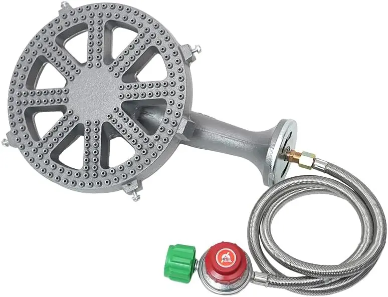 Чугунная пропановая горелка с латунным фитингом, идеально подходит для проектов DIY и приготовления пищи на открытом воздухе
Чугунная пропановая горелка с латунным фитингом, идеально подходит для проектов DIY и приготовления пищи на открытом воздухе