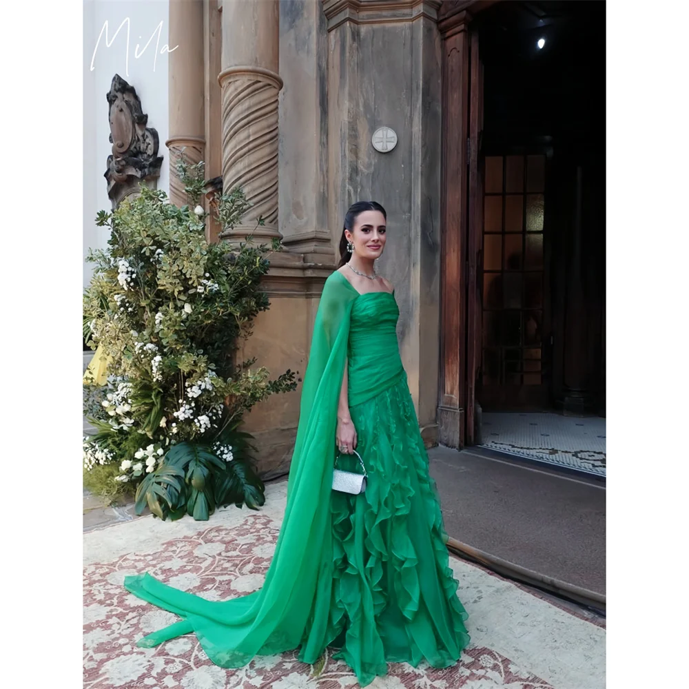 Mila Strapless Detachable Shawl Prom Dresses Sleeveless Chiffon Evening Dresses Floor-Length Customized Elegant Party Dresses
Mila Strapless Detachable Shawl Prom Dresses Sleeveless Chiffon Evening Dresses Floor-Length Customized Elegant Party Dresses