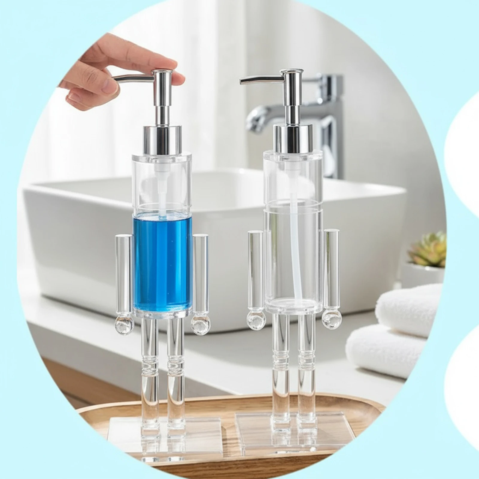 Щелкунчик, акриловый дозатор мыла, многоразовый дозатор для мыла, прозрачная бутылка для лосьона для кухни, отеля, дома, столешницы
Щелкунчик, акриловый дозатор мыла, многоразовый дозатор для мыла, прозрачная бутылка для лосьона для кухни, отеля, дома, столешницы