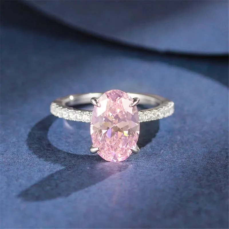 Shining U 925 Sterling Silver 5CT Pink High Carbon Diamond Gems Ring for Women Fine Jewelry Engagement Wedding
Shining U 925 Sterling Silver 5CT Pink High Carbon Diamond Gems Ring for Women Fine Jewelry Engagement Wedding