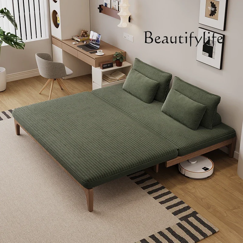 BJ New Solid Wood Folding Sofa Bed Bedroom Living Room Dual-purpose Single Double Small Apartment Designer Model
BJ New Solid Wood Folding Sofa Bed Bedroom Living Room Dual-purpose Single Double Small Apartment Designer Model