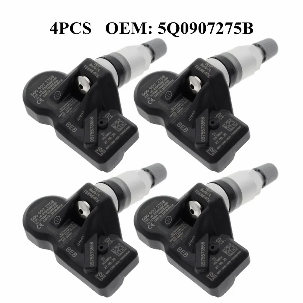 4PCS 5Q0907275B Tire Pressure Sensor Monitoring System TPMS For Audi RS3 Bentley Bentayga Porche Volkswagen Beetle Golf Eos
4PCS 5Q0907275B Tire Pressure Sensor Monitoring System TPMS For Audi RS3 Bentley Bentayga Porche Volkswagen Beetle Golf Eos