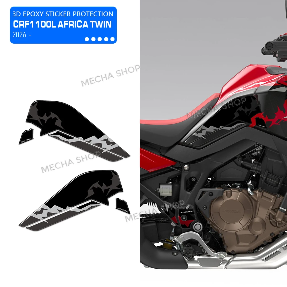 For Africa Twin CRF 1100 L CRF1100L Side Tank Pad Protection Sticker 3D Epoxy Resin Motorcycle Decorative Accessories
For Africa Twin CRF 1100 L CRF1100L Side Tank Pad Protection Sticker 3D Epoxy Resin Motorcycle Decorative Accessories