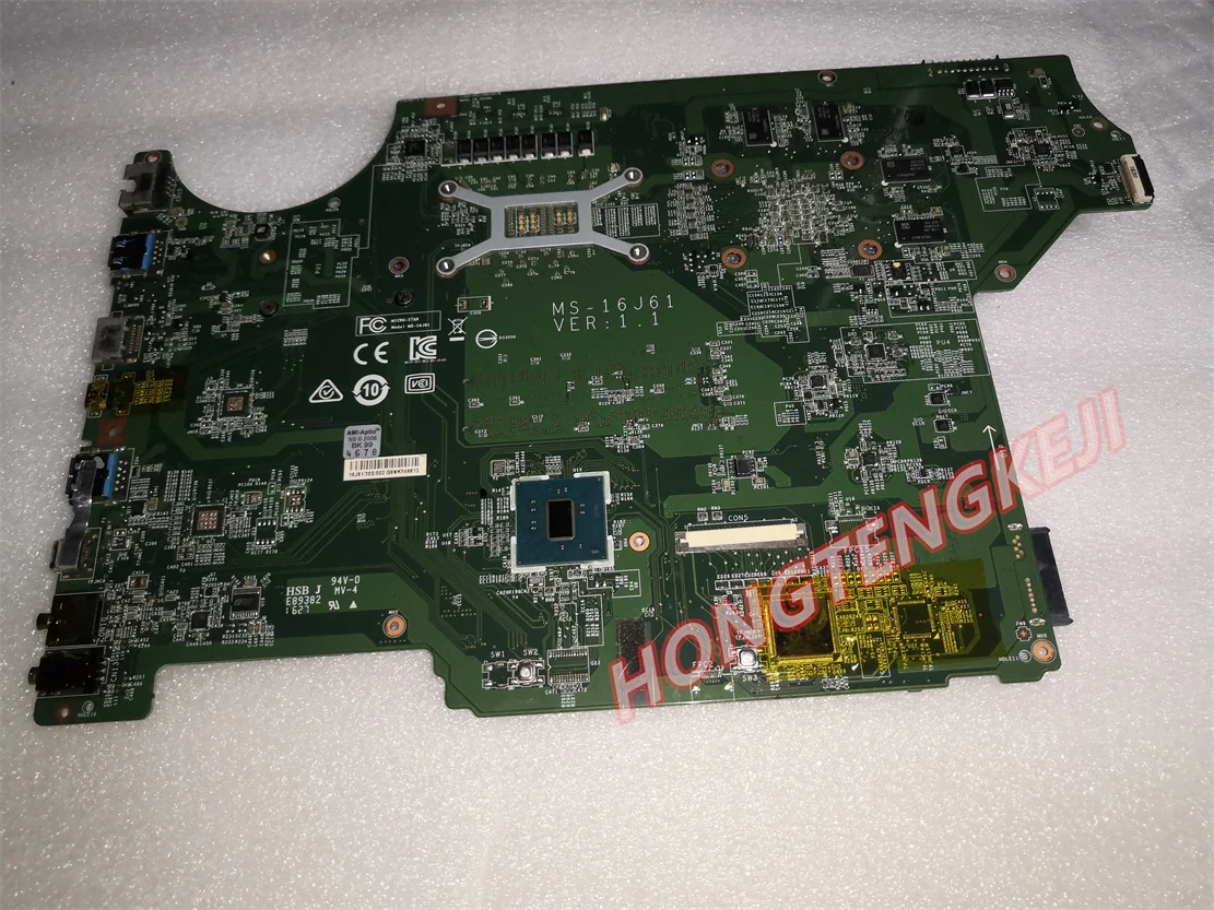 Original FOR MSI GL62-6QD GL72 MS-16J61 MS-17961 LAPTOP MOTHERBOARD WITH I5-6300HQ CPU AND GTX950M Test OK 100%
Original FOR MSI GL62-6QD GL72 MS-16J61 MS-17961 LAPTOP MOTHERBOARD WITH I5-6300HQ CPU AND GTX950M Test OK 100%