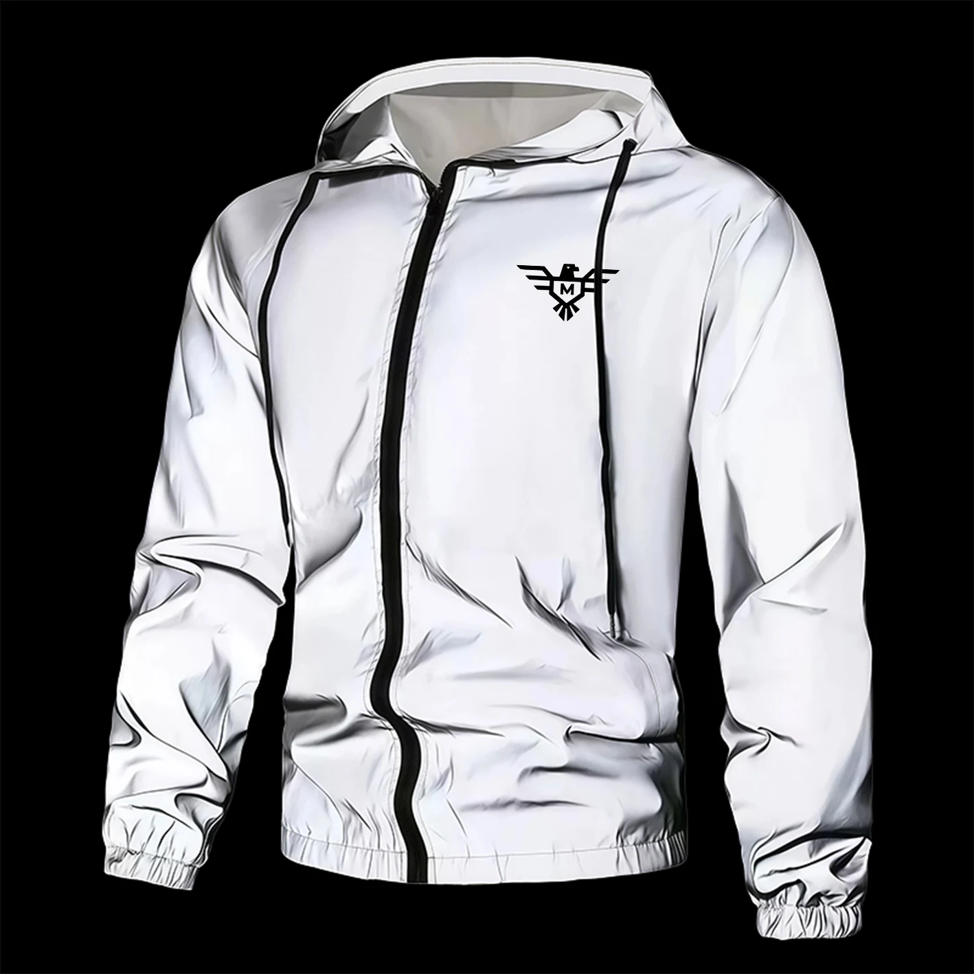 Men's Reflective Jacket Full Zip Casual Outerwear Spring Autumn Polyester Lined Lightweight Windproof Safety Coat for Outdoor
Men's Reflective Jacket Full Zip Casual Outerwear Spring Autumn Polyester Lined Lightweight Windproof Safety Coat for Outdoor