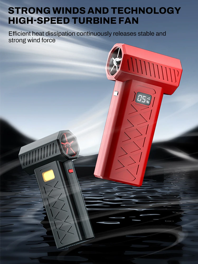Violent Fan 400000RPM Powerful Air Blower Turbo Fan with LED Display& Lighting Dust Cleaner 6 Speeds Brushless Turbo Jet Blower
Violent Fan 400000RPM Powerful Air Blower Turbo Fan with LED Display& Lighting Dust Cleaner 6 Speeds Brushless Turbo Jet Blower