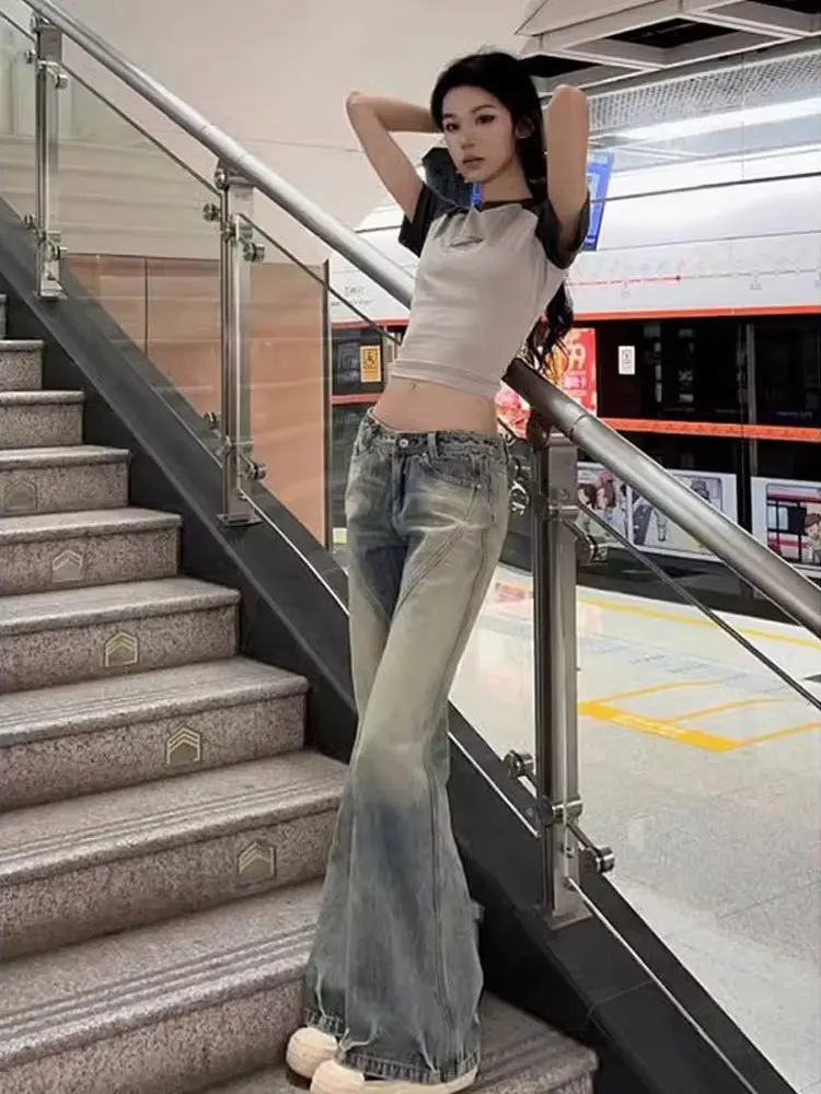 Рваные джинсы, корейская одежда, женские прямые рваные джинсы в стиле бойфренда, синие, повседневные, в стиле ретро, 2000-х годов, эстетические, американские, рваные с дырками
Рваные джинсы, корейская одежда, женские прямые рваные джинсы в стиле бойфренда, синие, повседневные, в стиле ретро, 2000-х годов, эстетические, американские, рваные с дырками