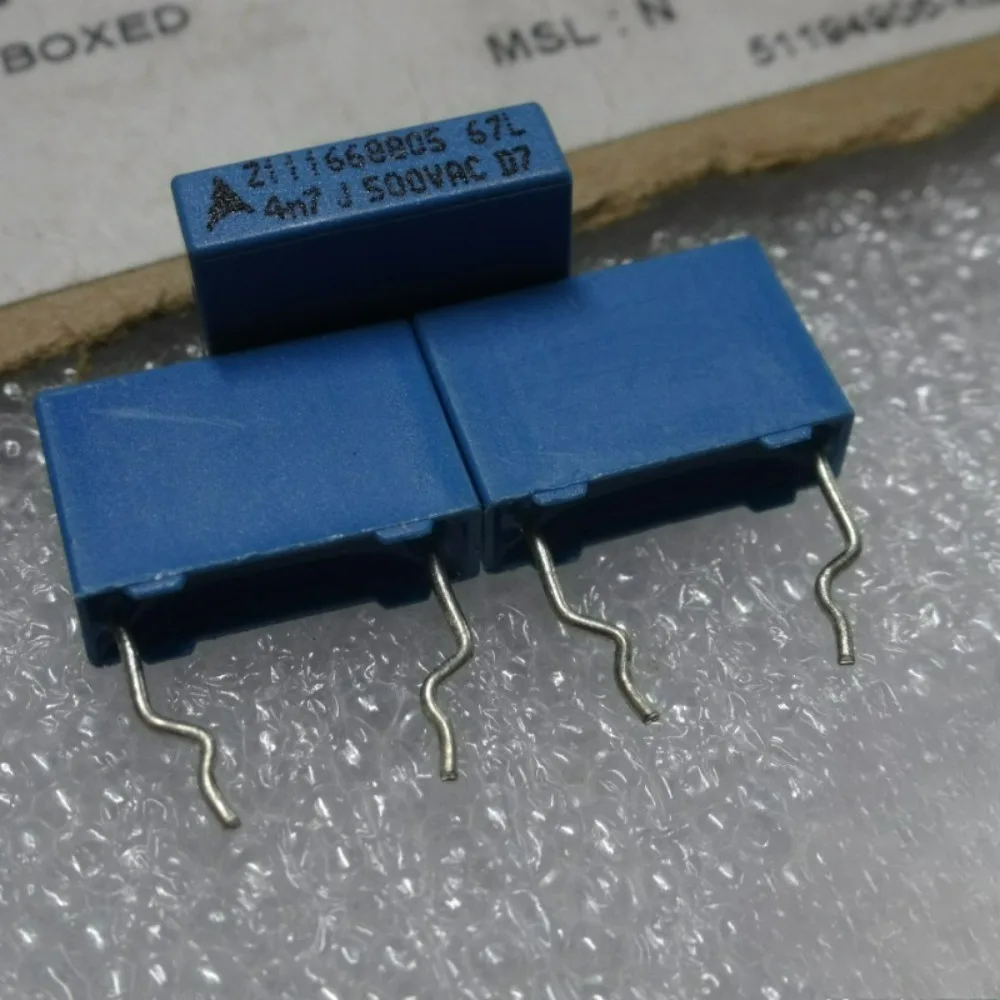 10pcs/lot EPCOS 0.0047uf 500vAC 4.7nf 4700pf 4n7 472 Brand New 10mm Film Capacitor B32671L472J
10pcs/lot EPCOS 0.0047uf 500vAC 4.7nf 4700pf 4n7 472 Brand New 10mm Film Capacitor B32671L472J