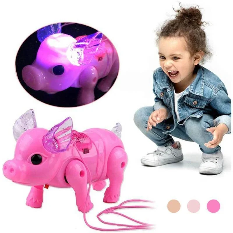2022 New Pink Color Electric Walking Pig Toy with Light Musical Kids Funny Electronics Toy Children Birthday Gift Toys
2022 New Pink Color Electric Walking Pig Toy with Light Musical Kids Funny Electronics Toy Children Birthday Gift Toys
