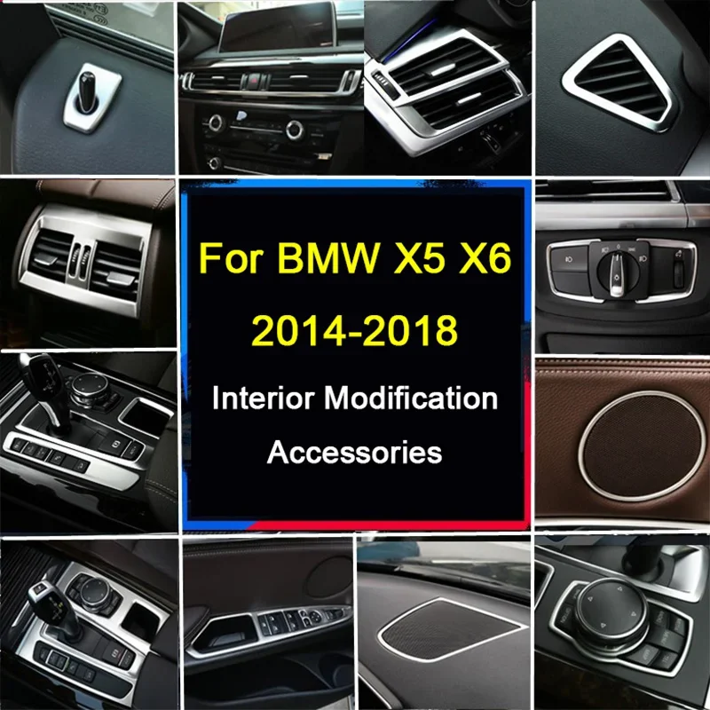 For BMW X5 X6 F15 F85 F16 F86,Car Interior Protection Accessory,Auto Center Console Gear Shift Panel Trim Cover Air Outlet Frame
For BMW X5 X6 F15 F85 F16 F86,Car Interior Protection Accessory,Auto Center Console Gear Shift Panel Trim Cover Air Outlet Frame