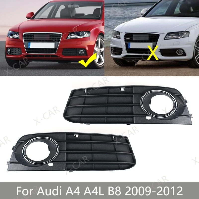 8KD80768201C 8KD80768101C Front Bumper Fog Lamp Foglight Grille Cover Frame Bezel Hood For Audi A4 A4L B8 2009 2010 2011 2012
8KD80768201C 8KD80768101C Front Bumper Fog Lamp Foglight Grille Cover Frame Bezel Hood For Audi A4 A4L B8 2009 2010 2011 2012