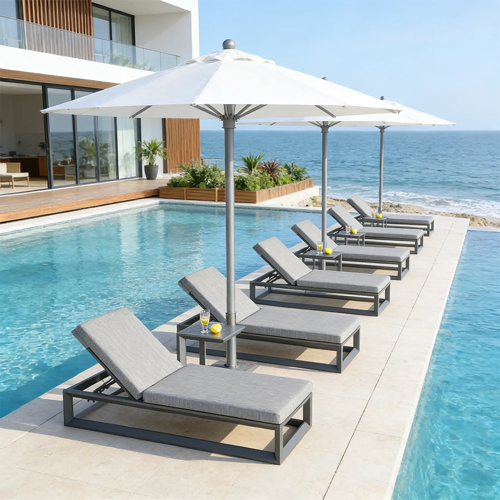 Wholesale Hotel Outdoor Aluminum Foldable UV Protection Luxury Sundeck Chairs Poolside Chairs Garden Sunbeds
Wholesale Hotel Outdoor Aluminum Foldable UV Protection Luxury Sundeck Chairs Poolside Chairs Garden Sunbeds