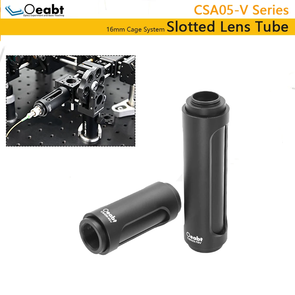 CSA05-V Series Slotted Lens Tube, Viewable Tube, Compatible with SM05 Threaded Components, Lens Barrel 1/2" Side Opening
CSA05-V Series Slotted Lens Tube, Viewable Tube, Compatible with SM05 Threaded Components, Lens Barrel 1/2" Side Opening