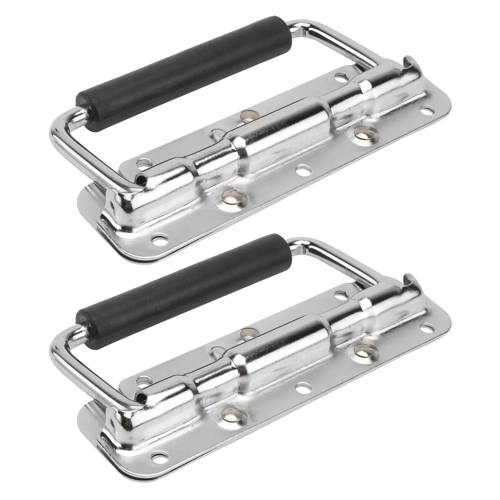 2Pcs Chrome Folding Handles 8mm Shell Free Handles Thickened Non deformable Flight Case Accessories Storage Hardware
2Pcs Chrome Folding Handles 8mm Shell Free Handles Thickened Non deformable Flight Case Accessories Storage Hardware